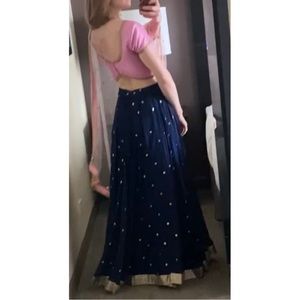 Handmade lehenga and dupatta | Varsha Patel